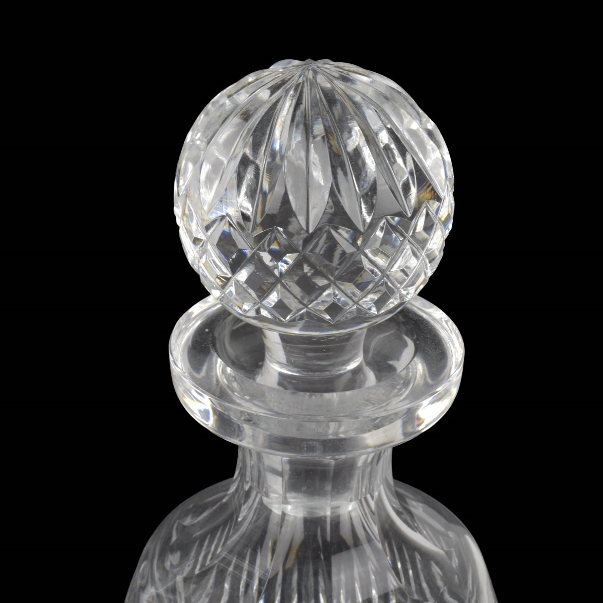 Three (3) Vintage Cut Crystal Decanters