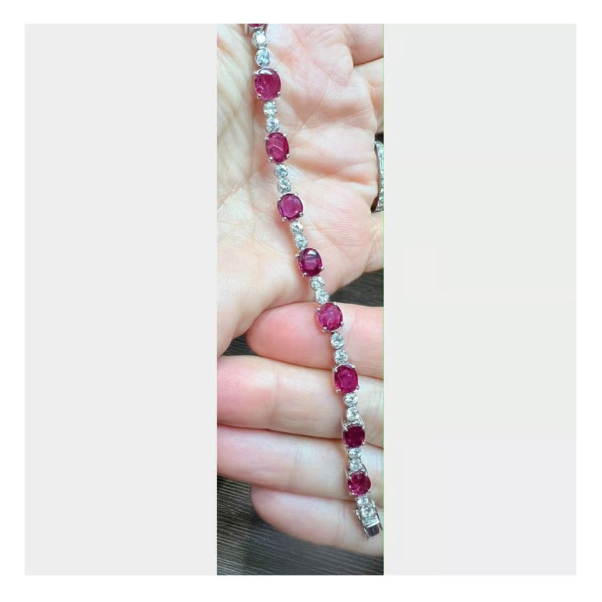 Ruby Diamond and 18K Bracelet