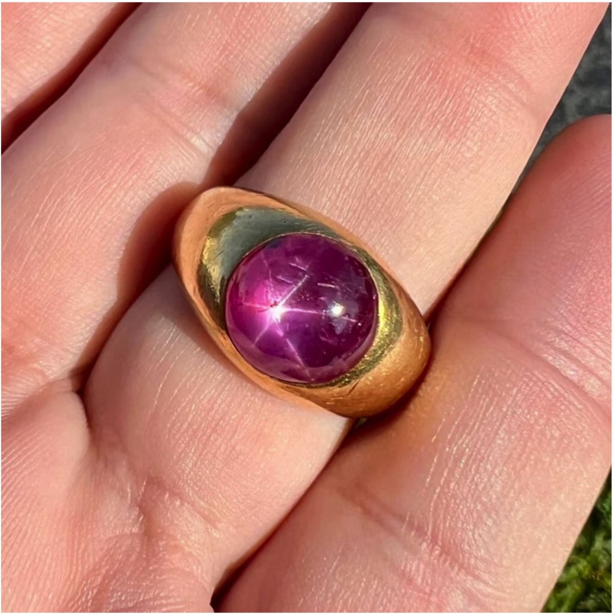 JE Caldwell GIA Star Ruby Ring