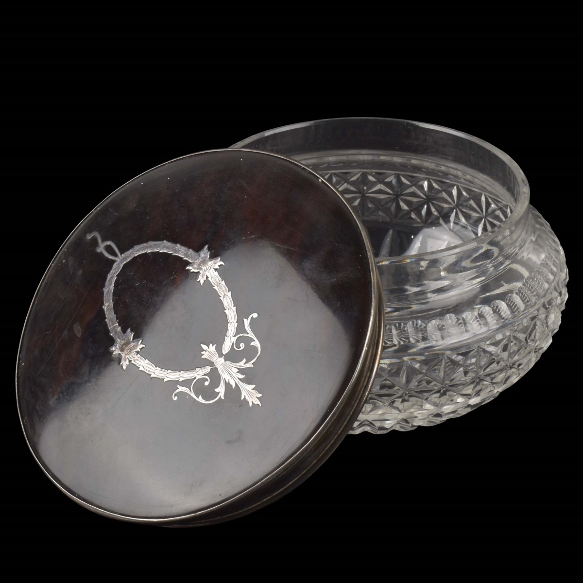 Edwardian Sterling Silver Dresser Jar