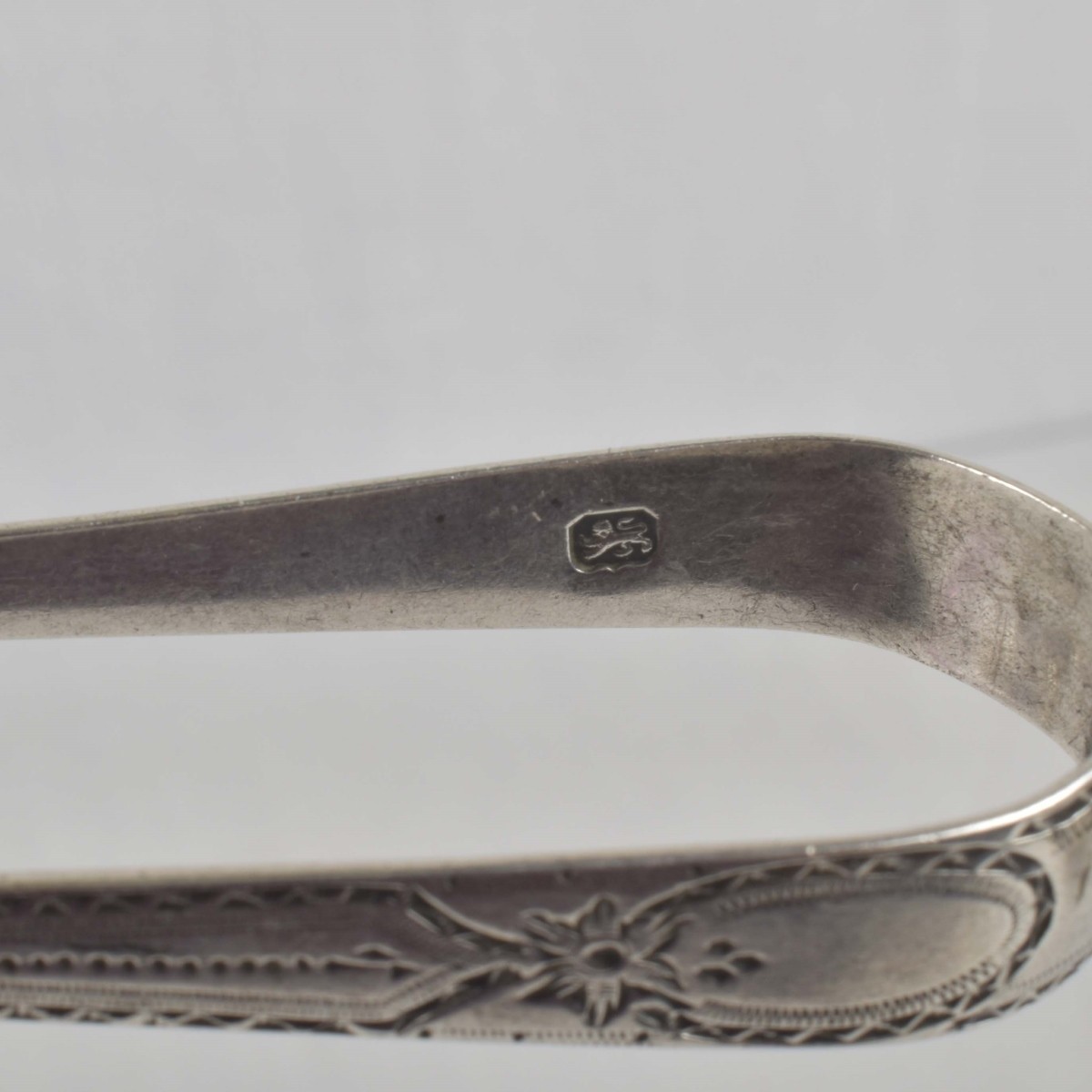 Antique Sterling Silver Tongs