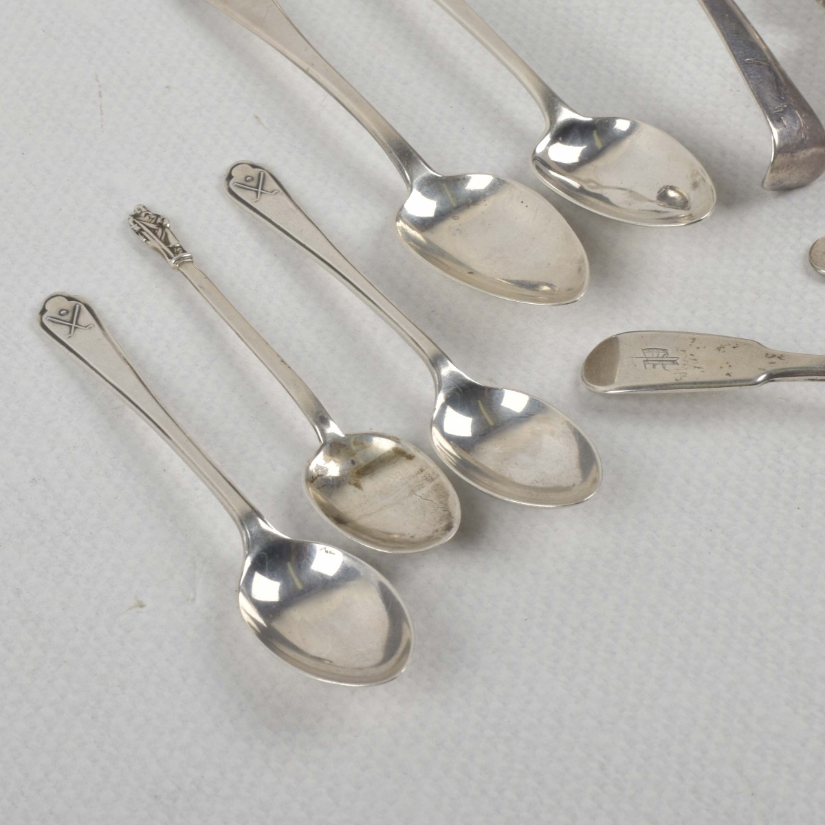 Vintage or Antique Sterling Silver Spoons