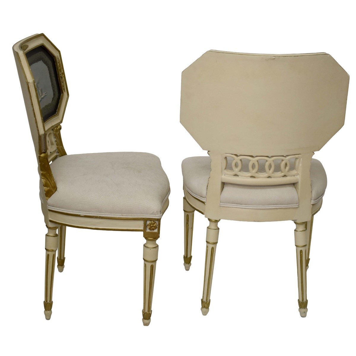 Hand Painted Venetian Side Chairs