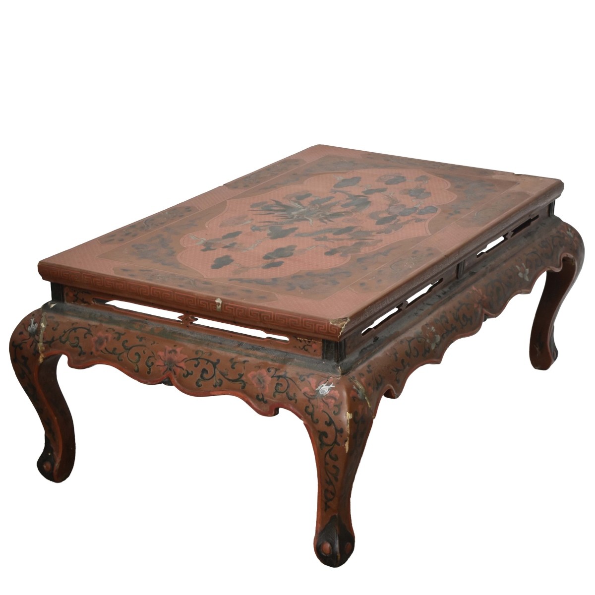 Chinese Red Lacquered Table