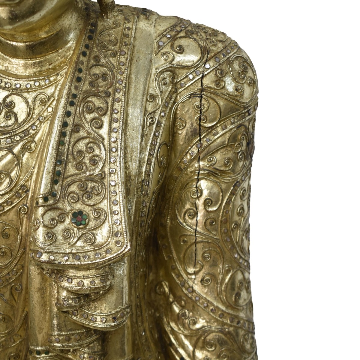 Large Burmese Gilt Buddah