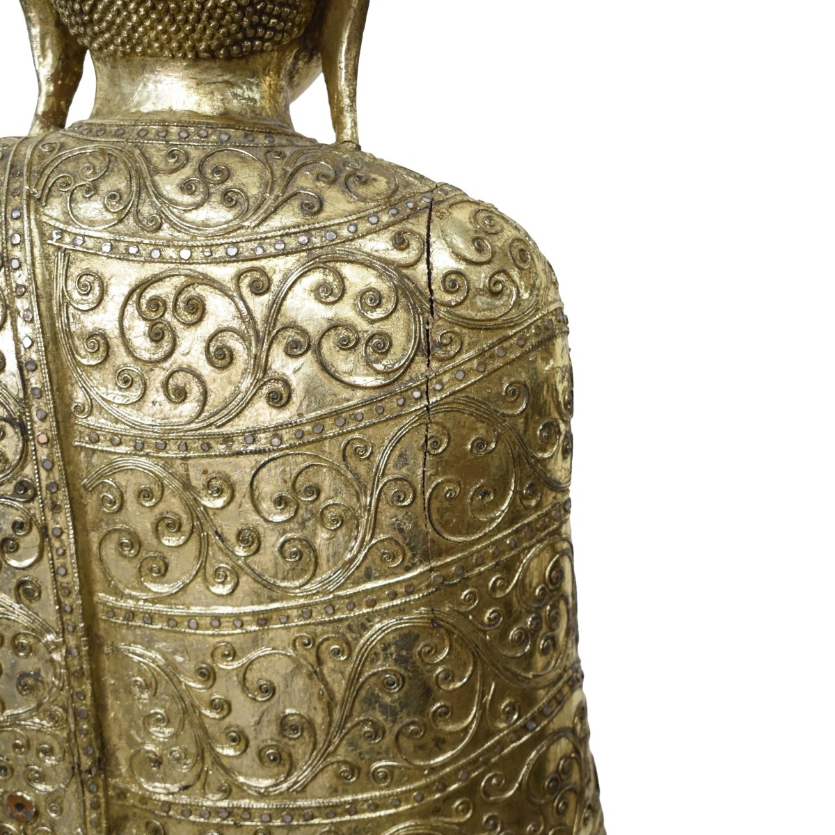 Large Burmese Gilt Buddah