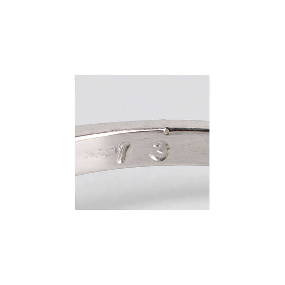 Diamond and Platinum Ring