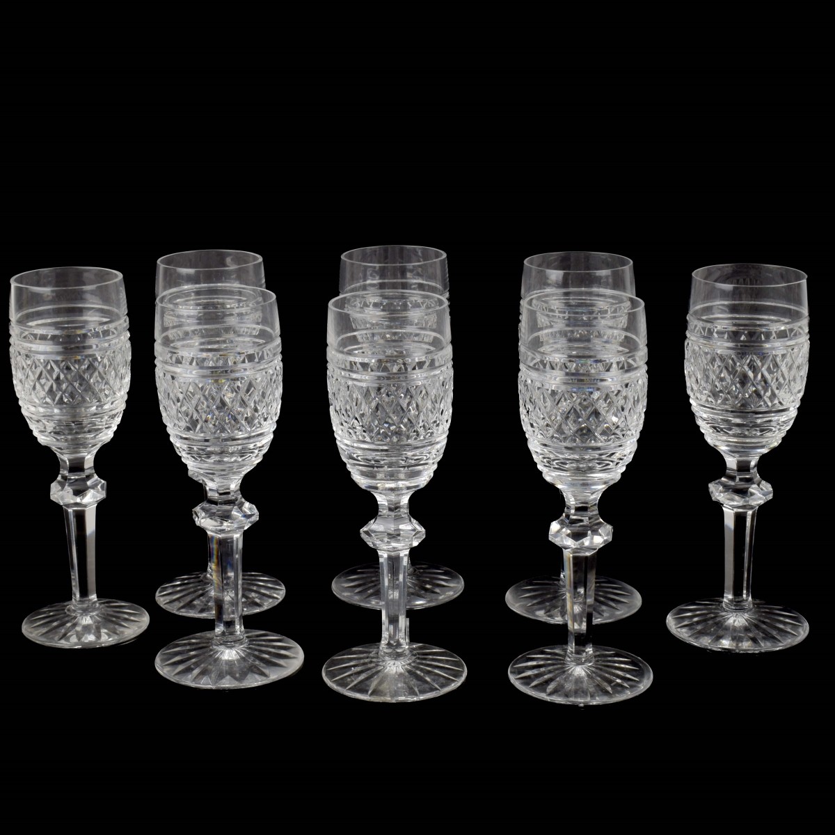 Waterford "Lismore" Crystal Stemware