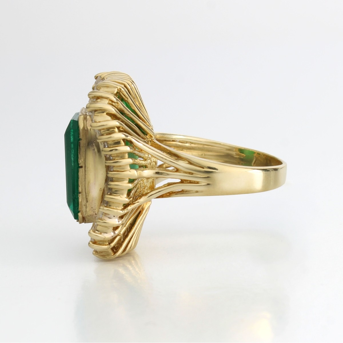 AGL / GIA Colombian Emerald & Diam Ring