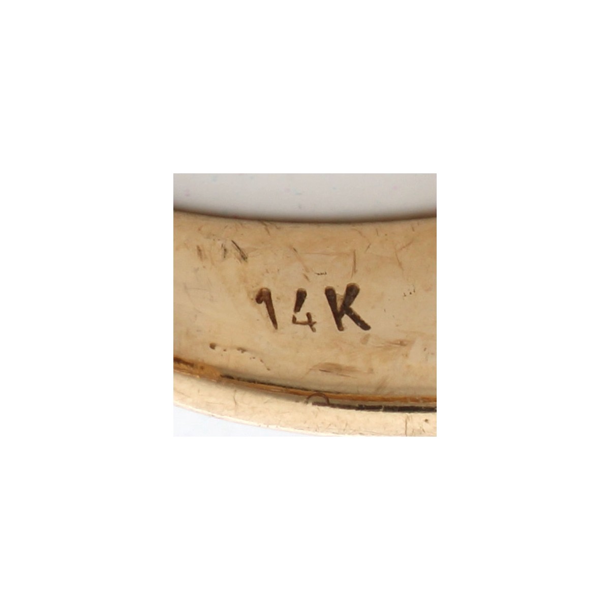 Sapphire, Diamond and 14K Ring