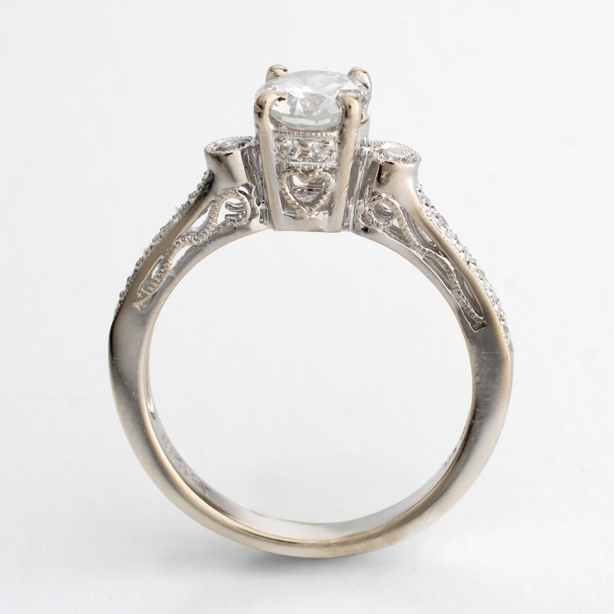 GIA Diamond and 18K Ring