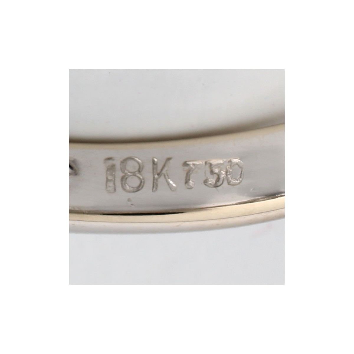 GIA Diamond and 18K Ring