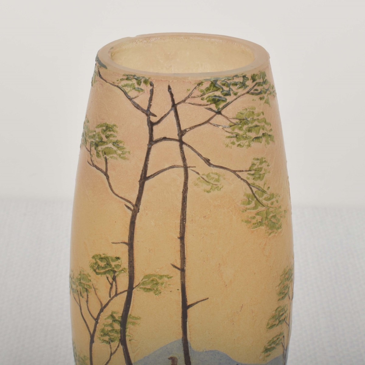 Legras French Landscape Vase