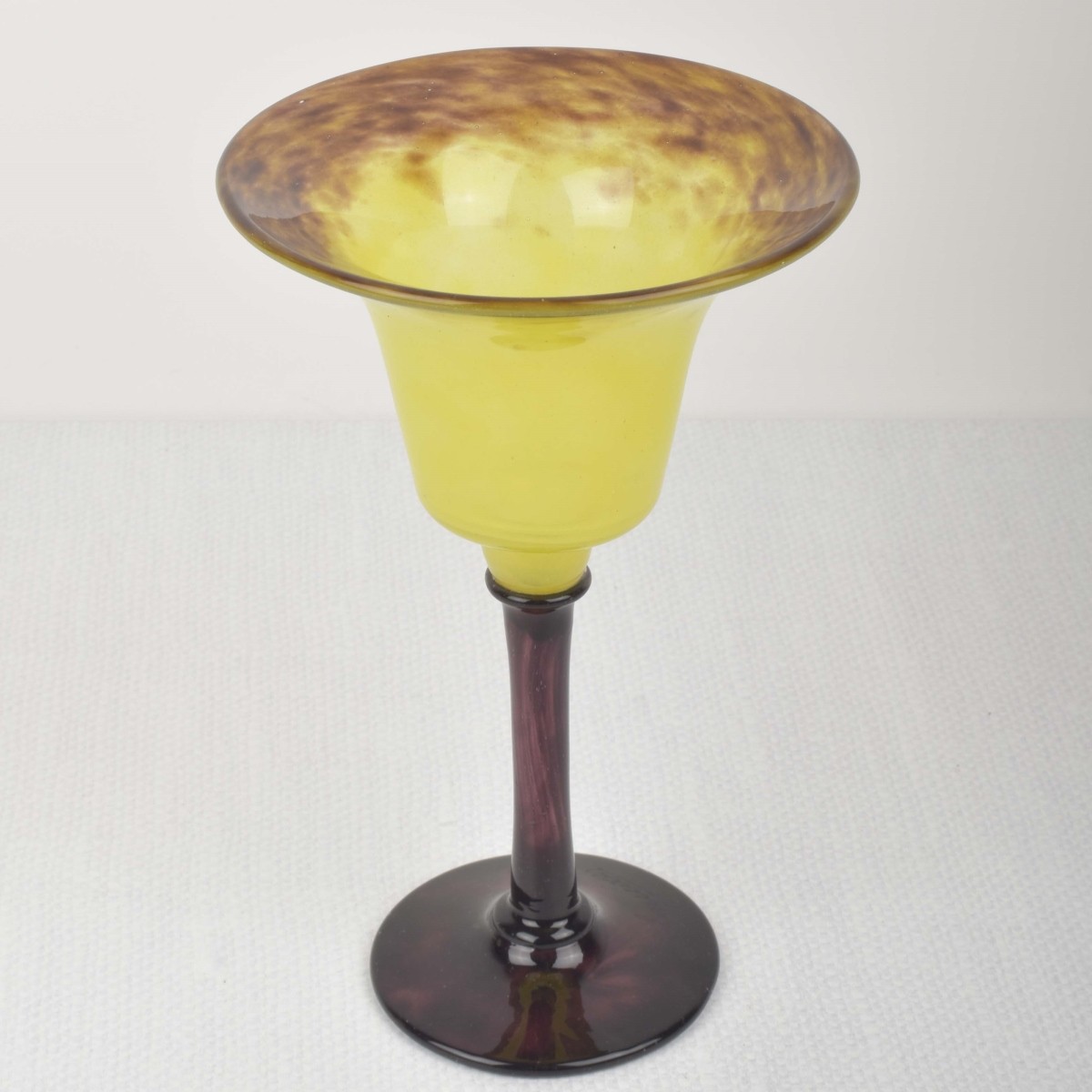 Charles Schneider French Glass Coupe