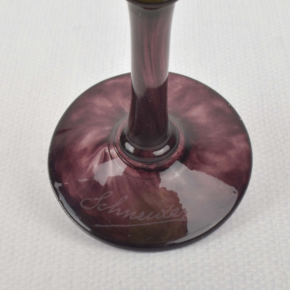 Charles Schneider French Glass Coupe