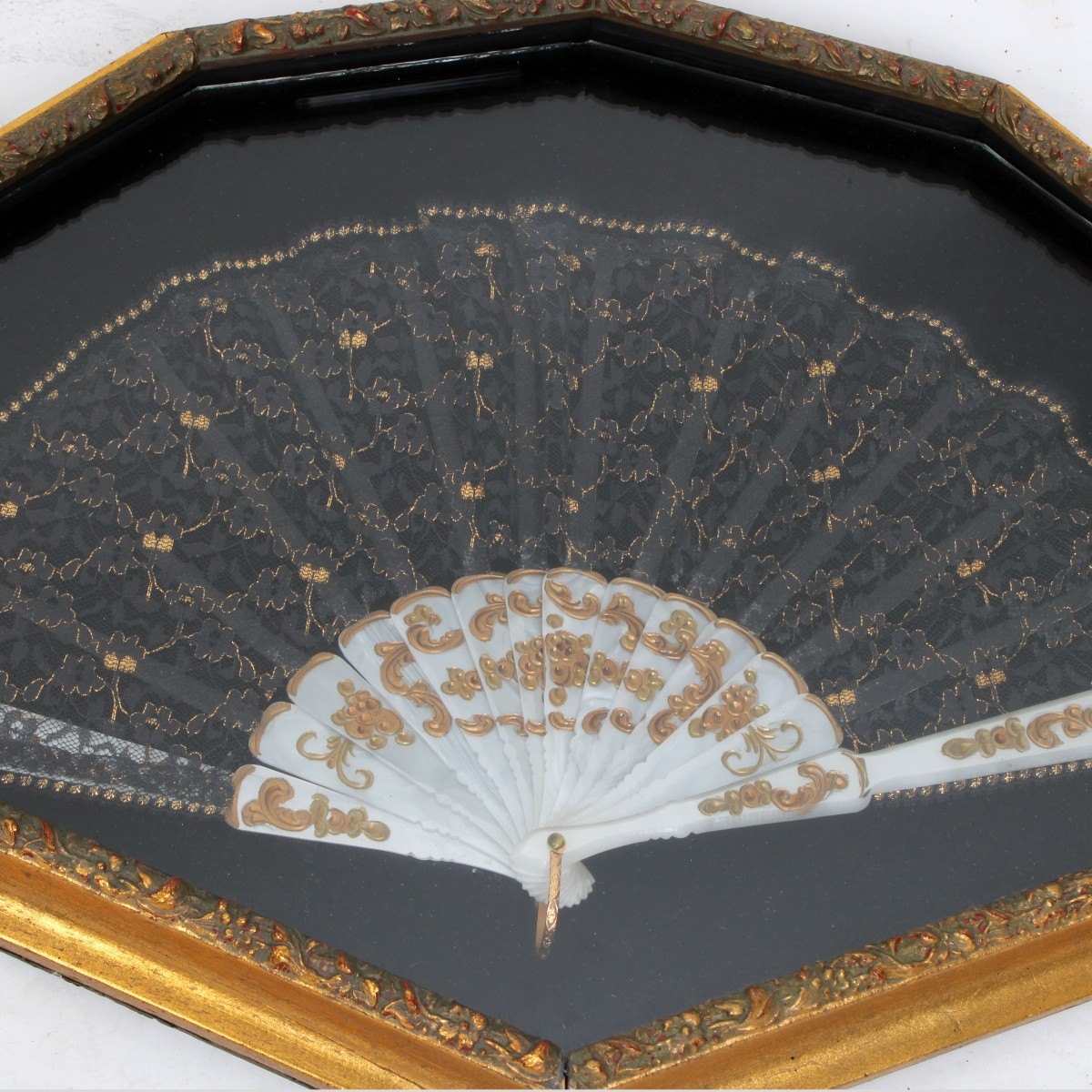 Vintage Framed Chinese Fans