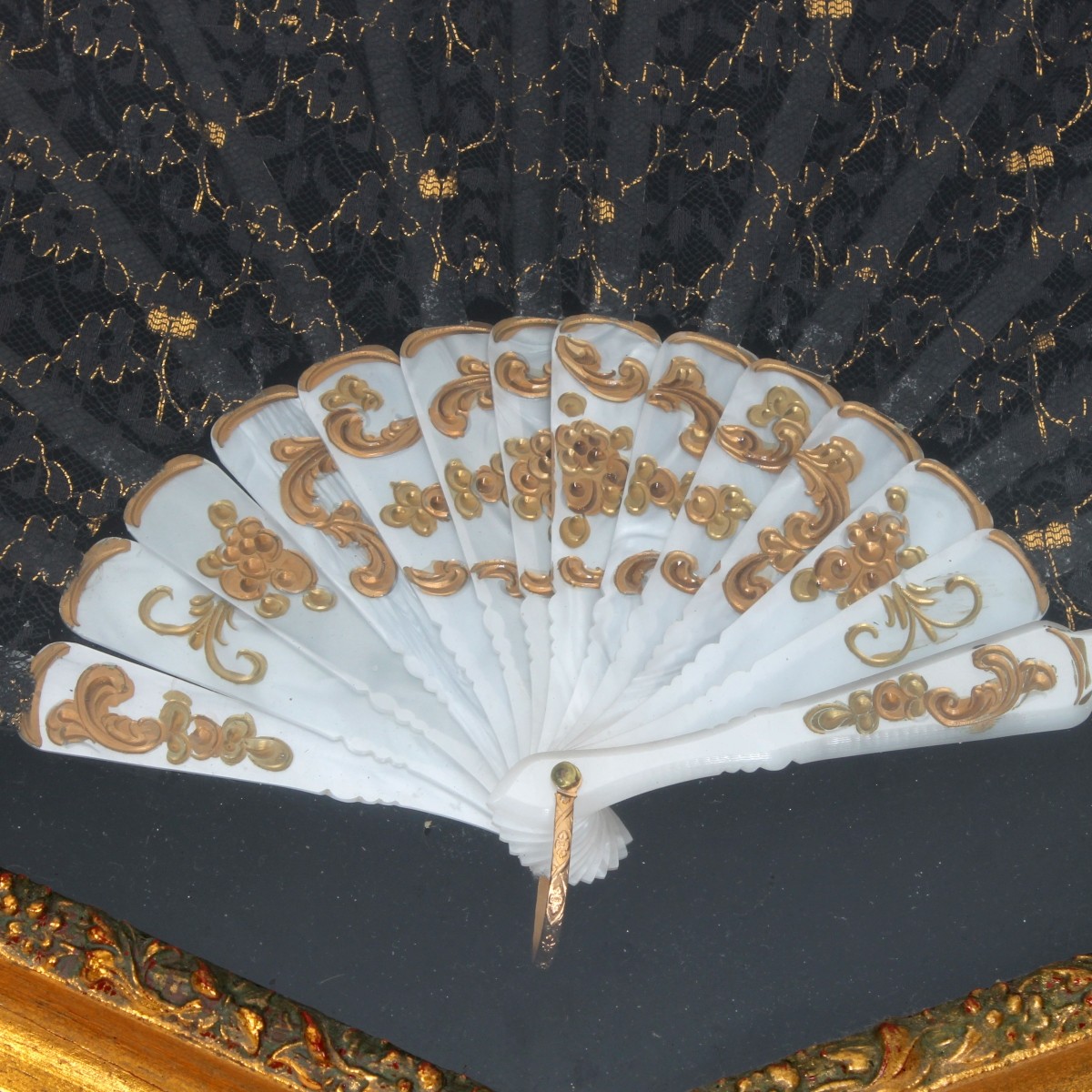 Vintage Framed Chinese Fans
