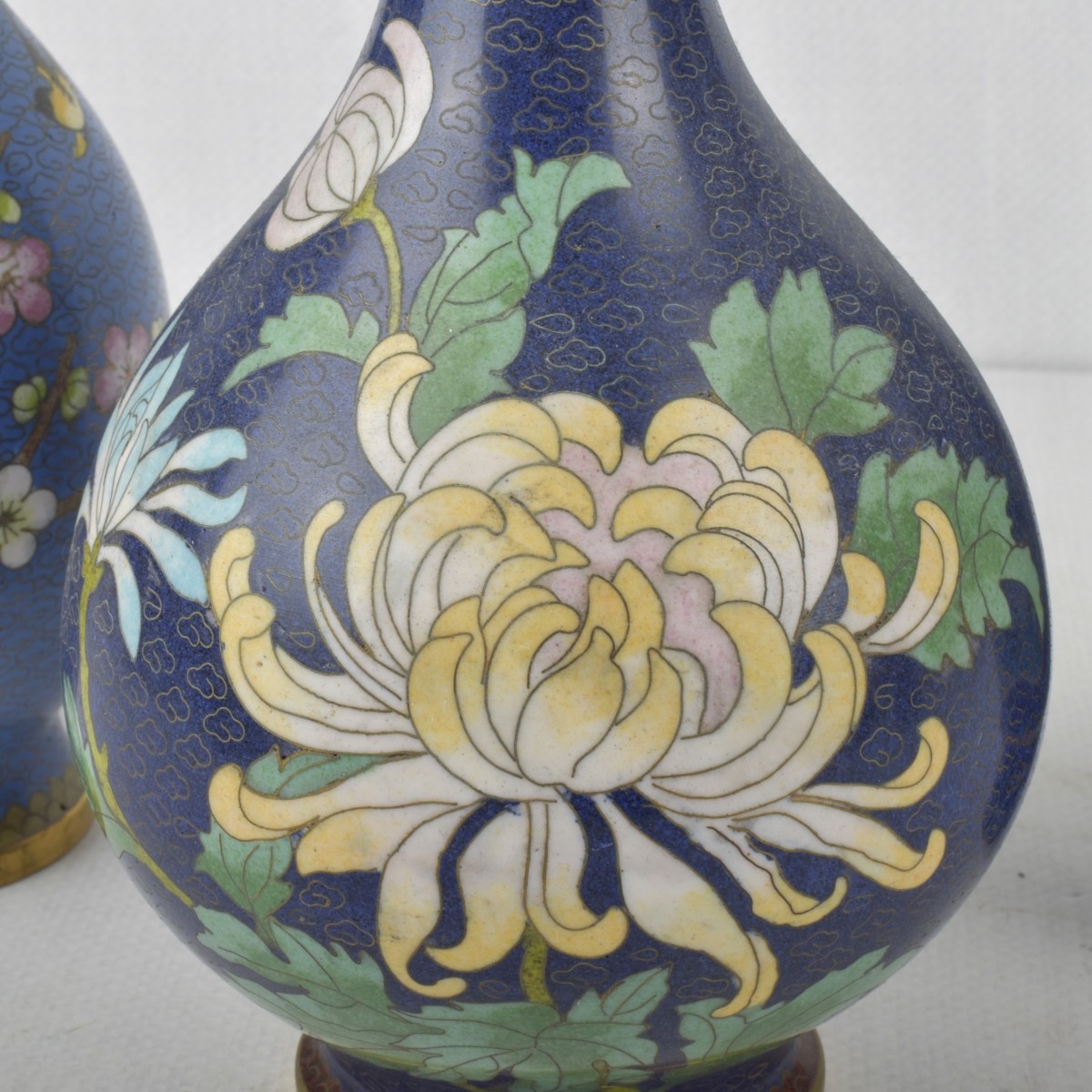 Vintage Chinese Cloisonne Vases