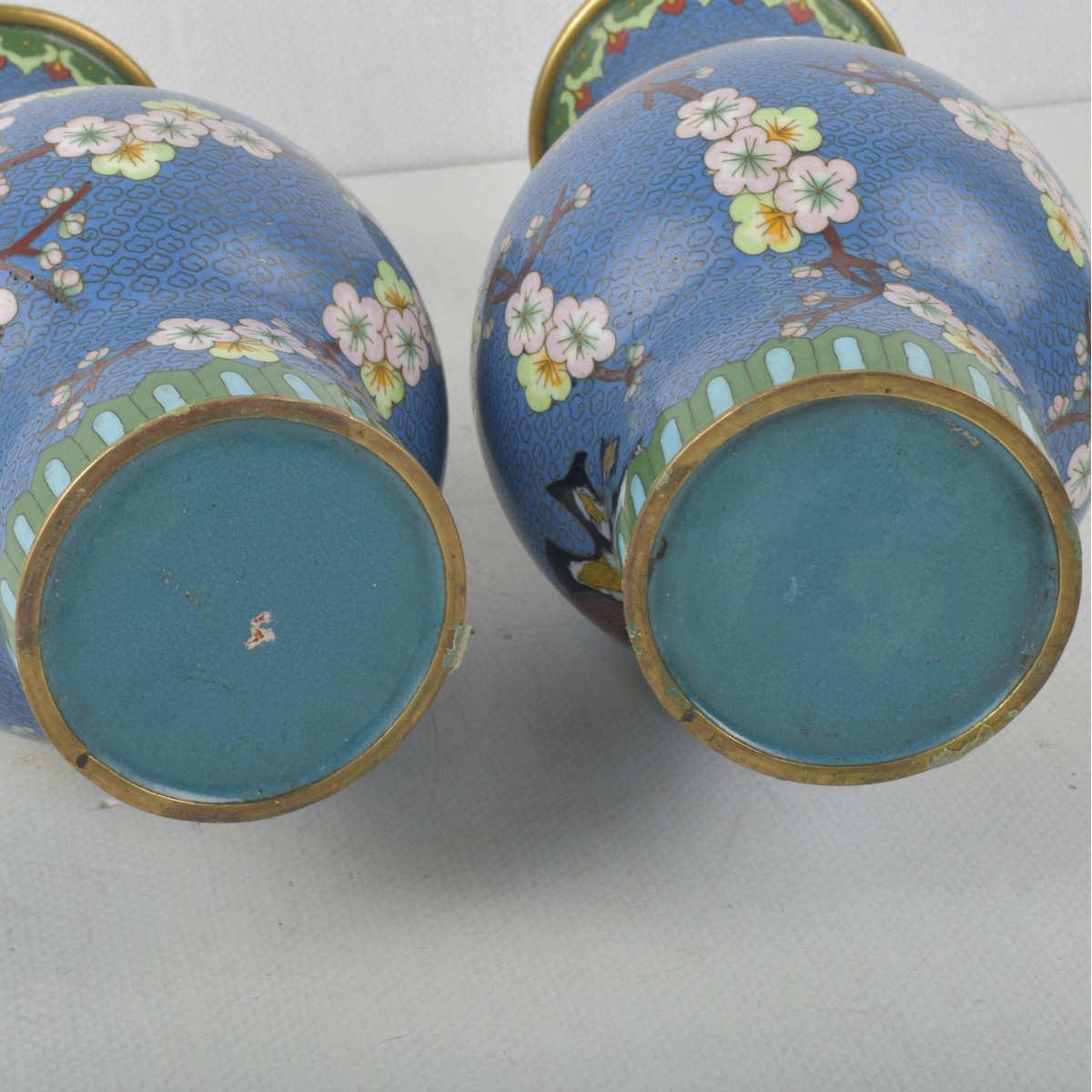 Vintage Chinese Cloisonne Vases