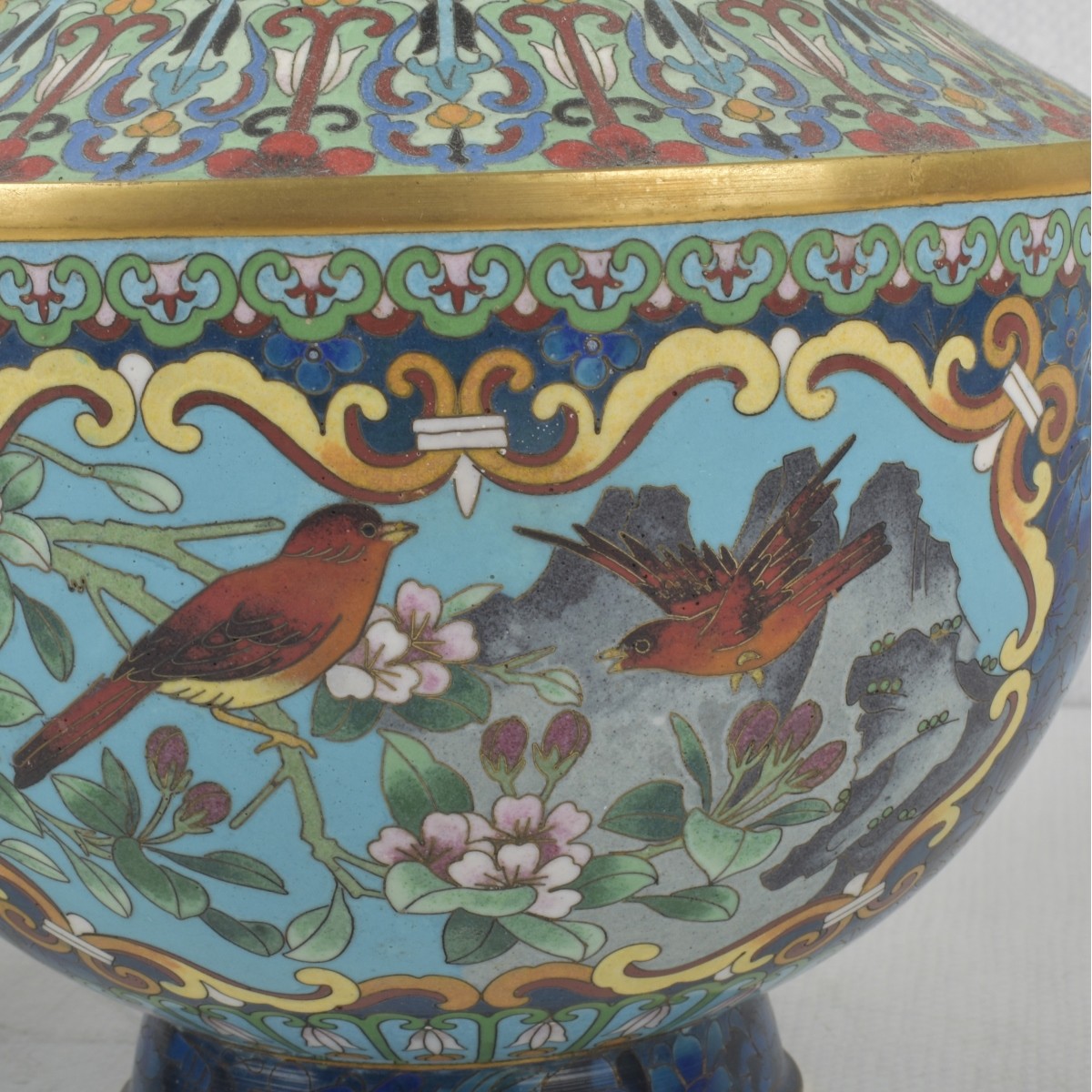 Vintage Chinese Cloisonne Vases