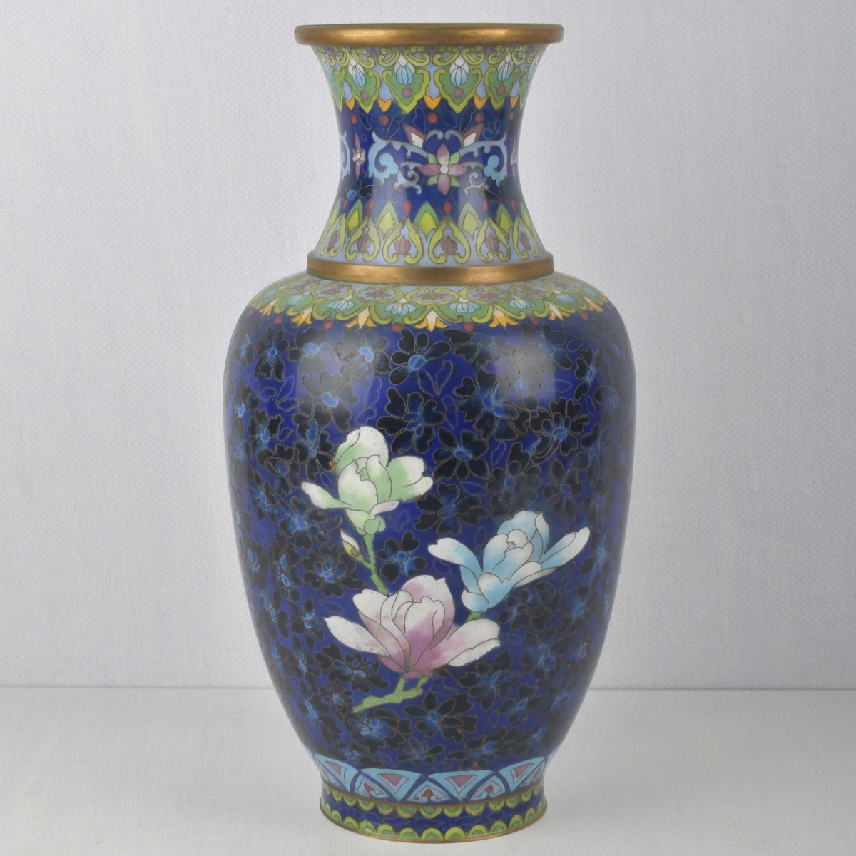 Large Vintage Chinese Cloisonne Vases