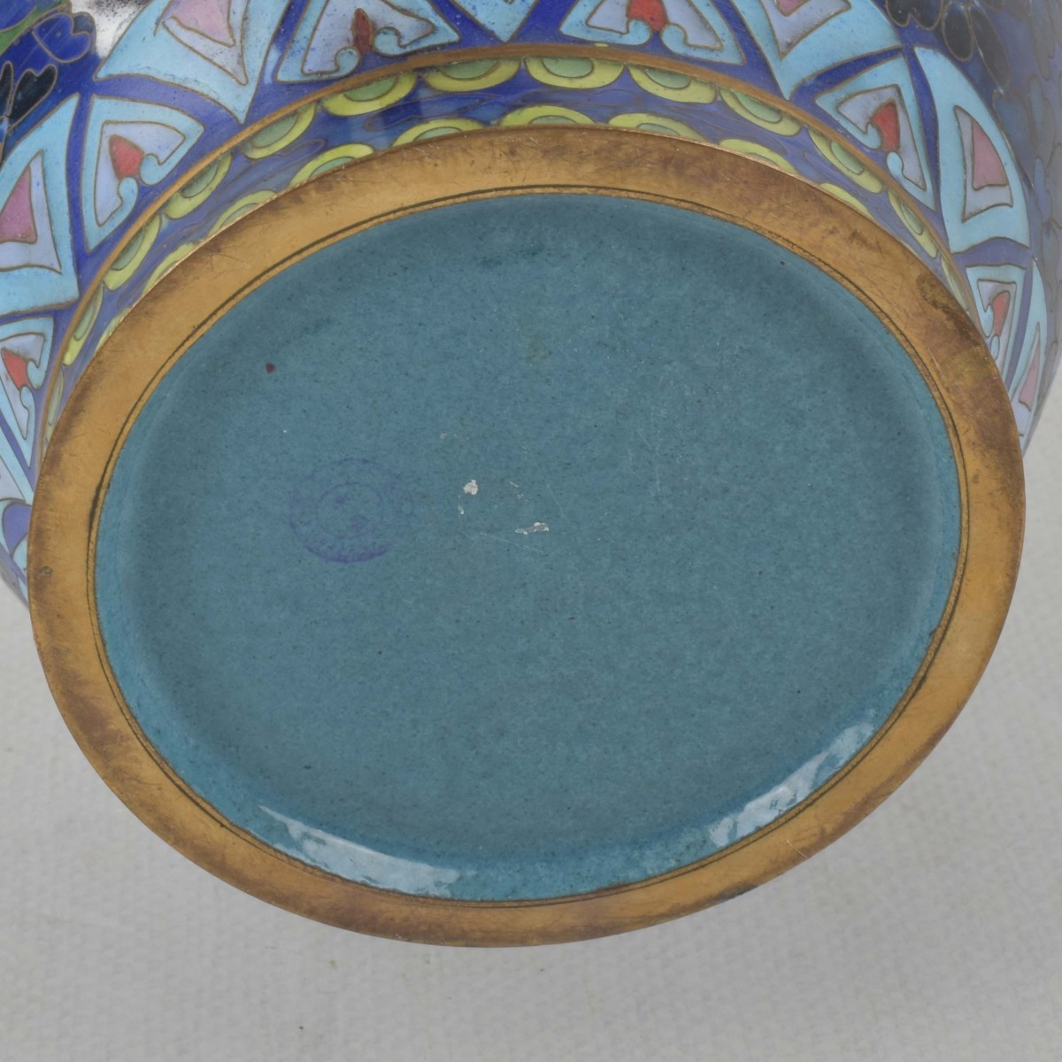Large Vintage Chinese Cloisonne Vases