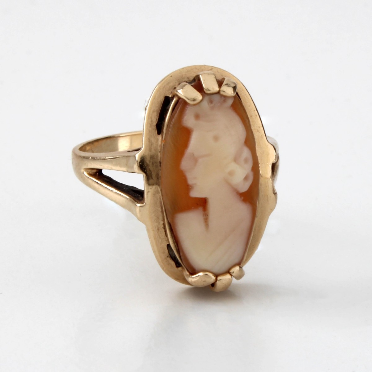 Cameo and 10K Ring
