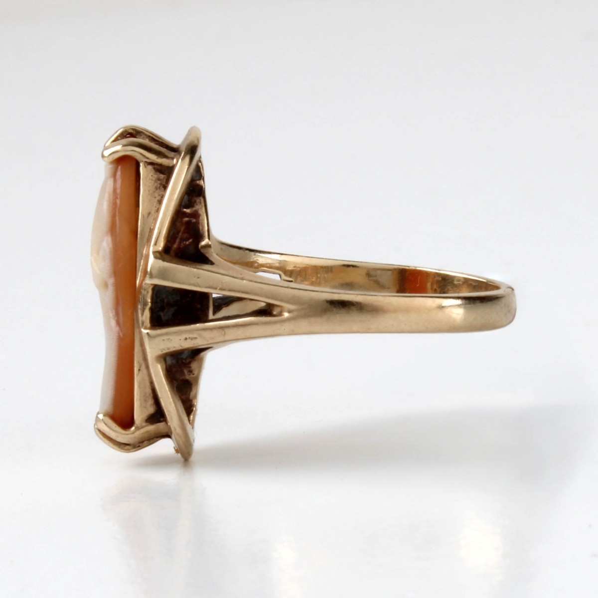 Cameo and 10K Ring