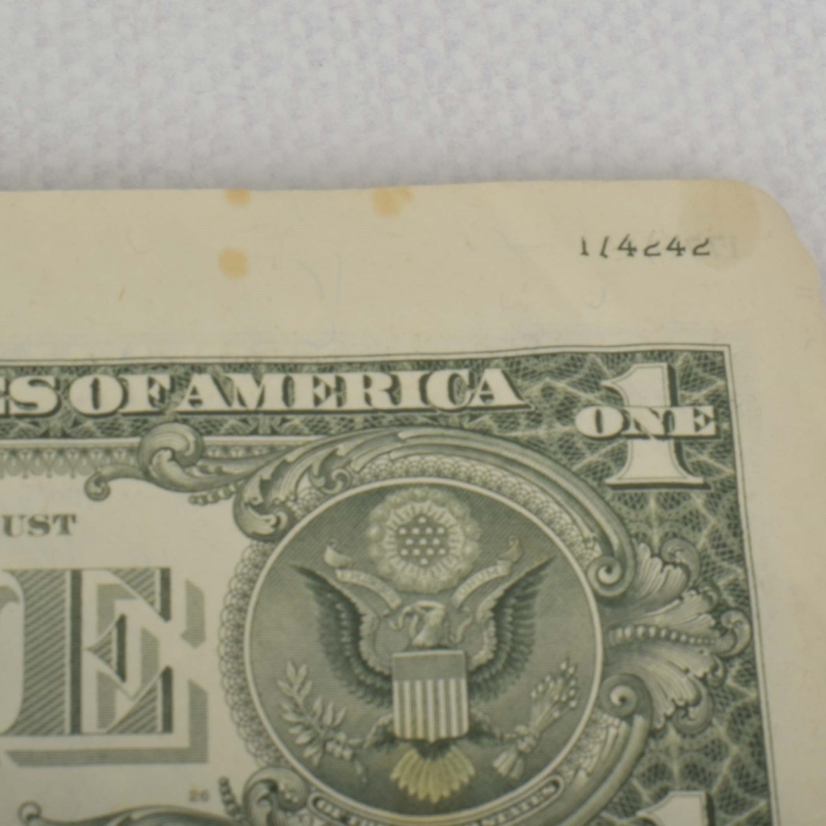 Sheet of Uncut US One Dollars