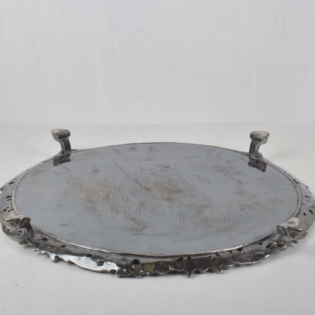 Engraved Foliate Salver