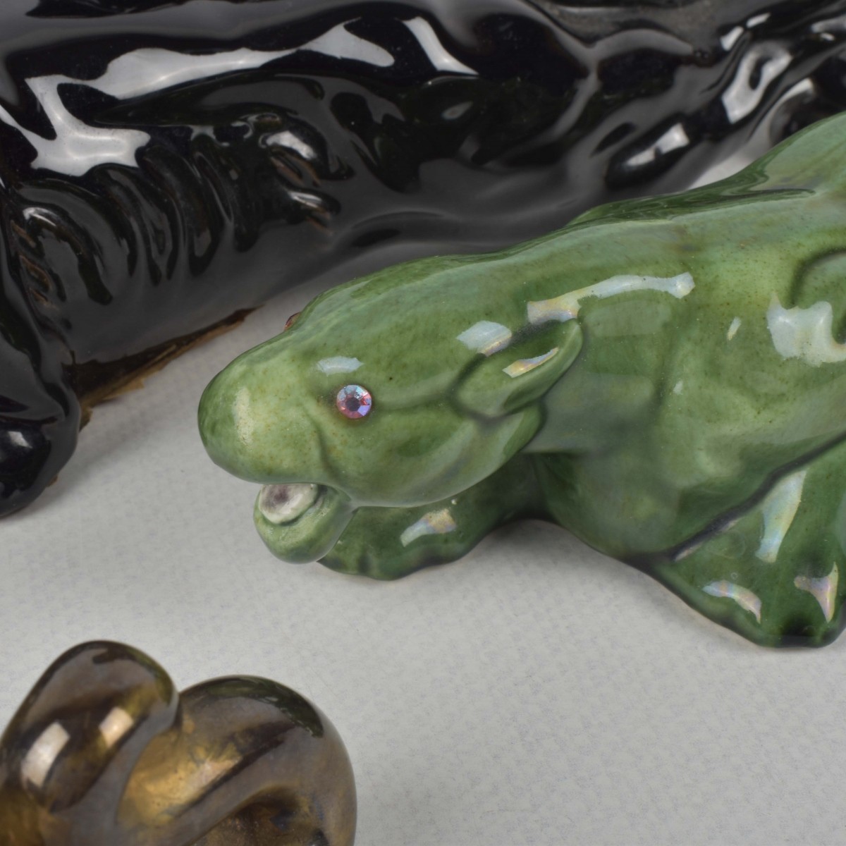 Mid-century Porcelain Animal Sculptures