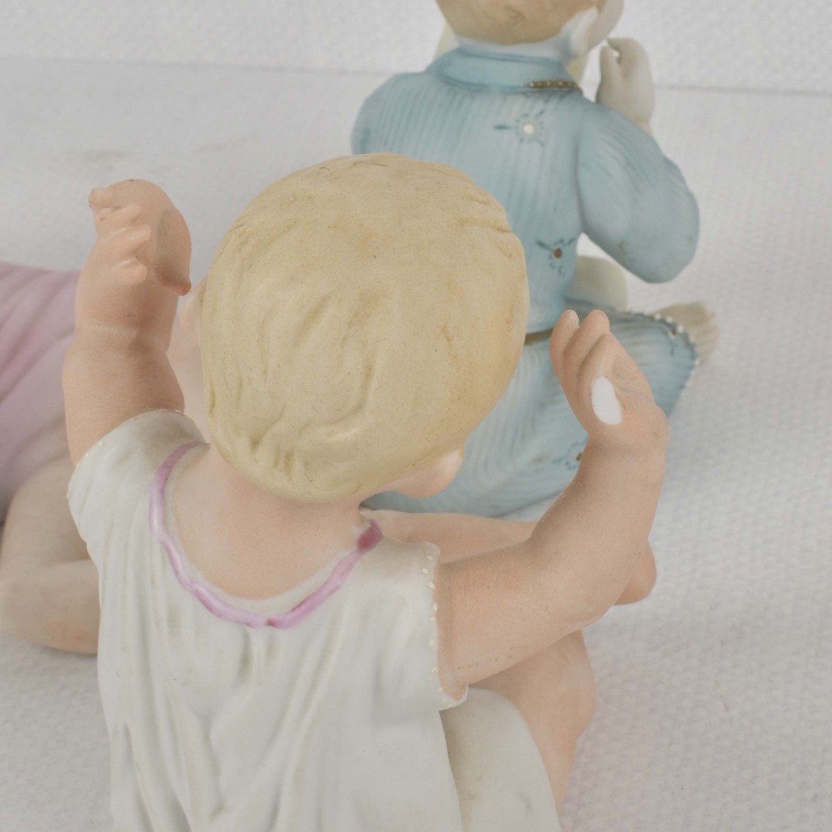 Porcelain Bisque Piano Babies