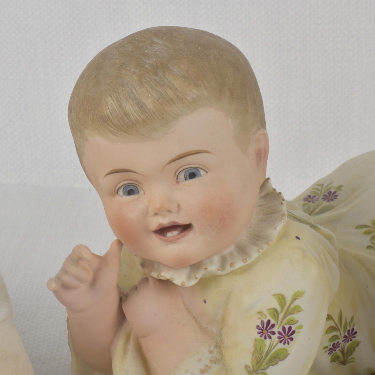 Porcelain Bisque Piano Babies