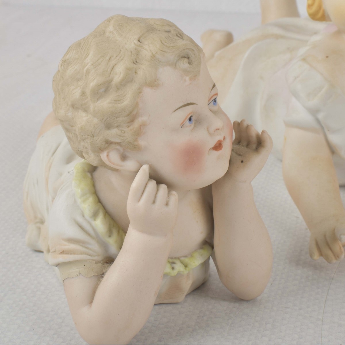 Porcelain Bisque Piano Babies
