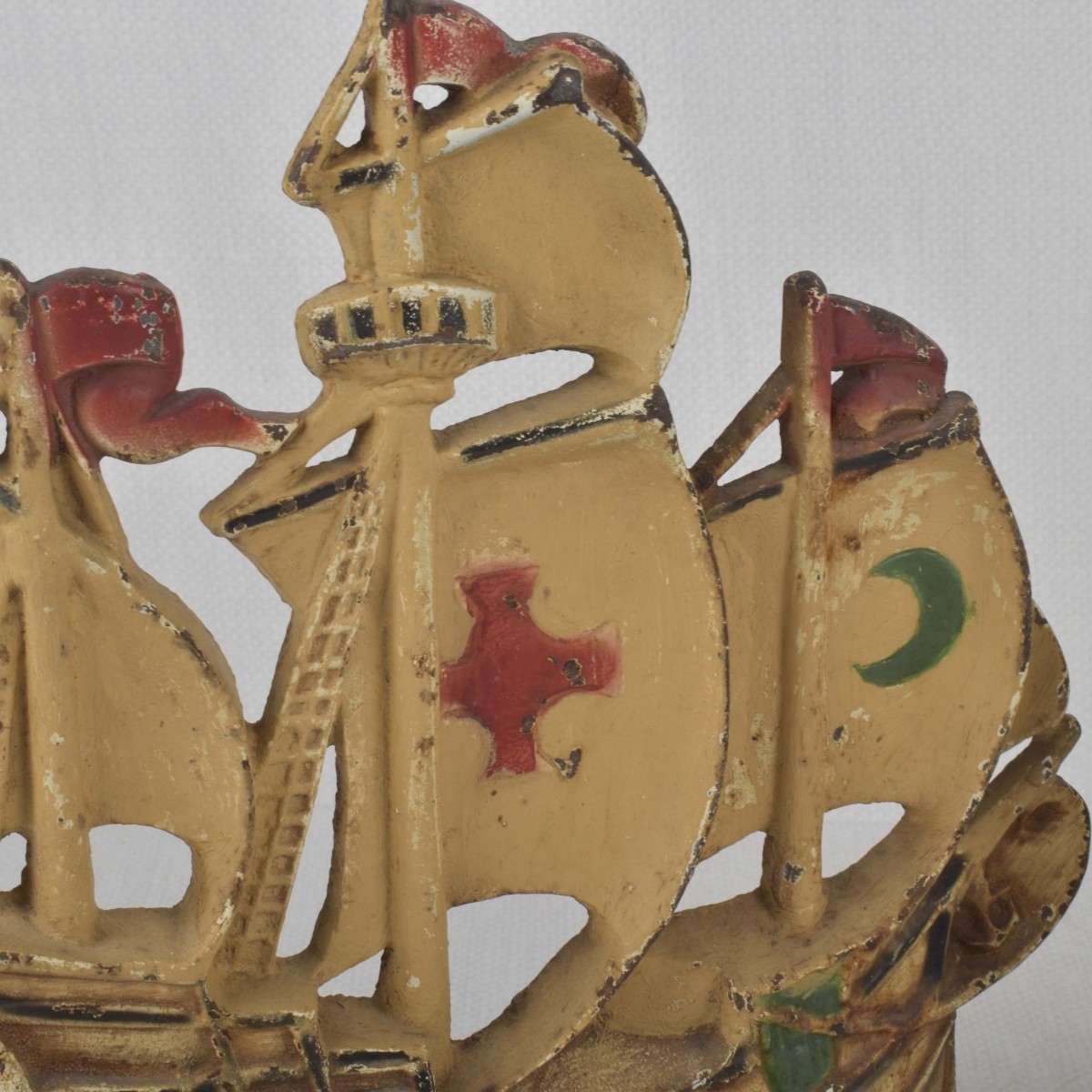 Painted Cast Iron Figural Door Stops