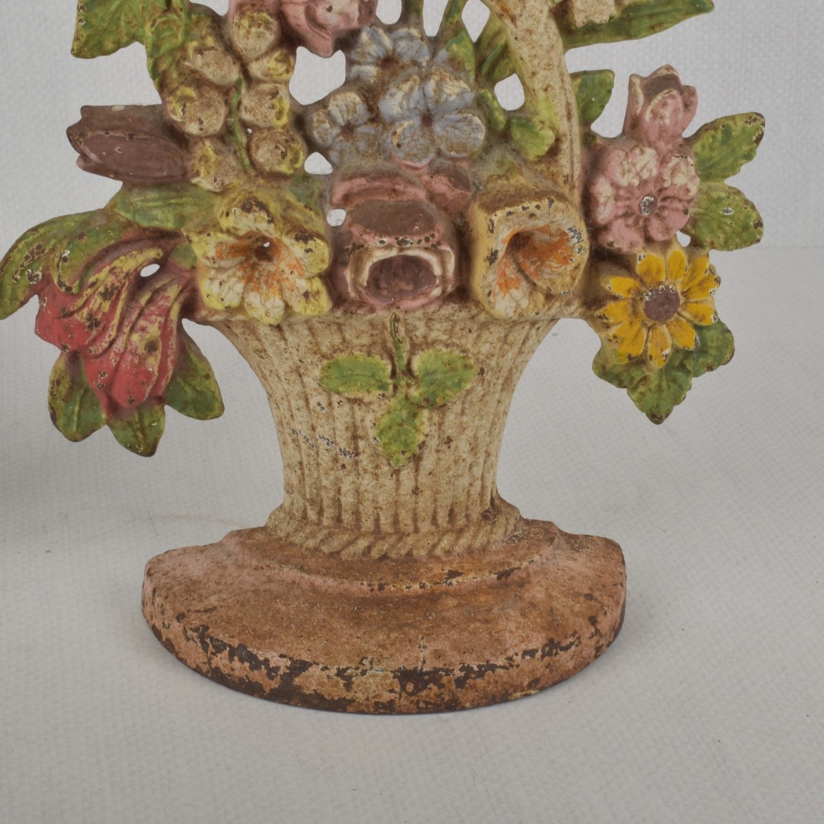Painted Cast Iron Figural Door Stops