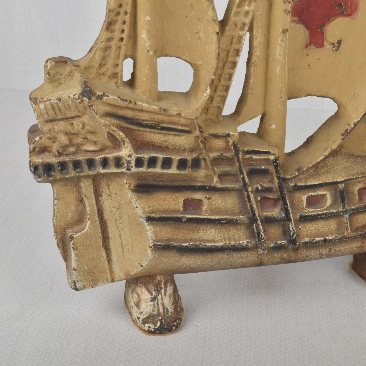 Painted Cast Iron Figural Door Stops