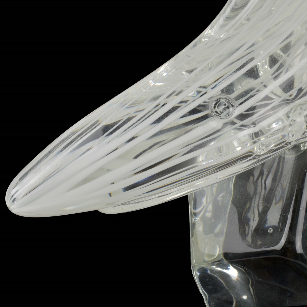 Murano Italian Shark Sculpture