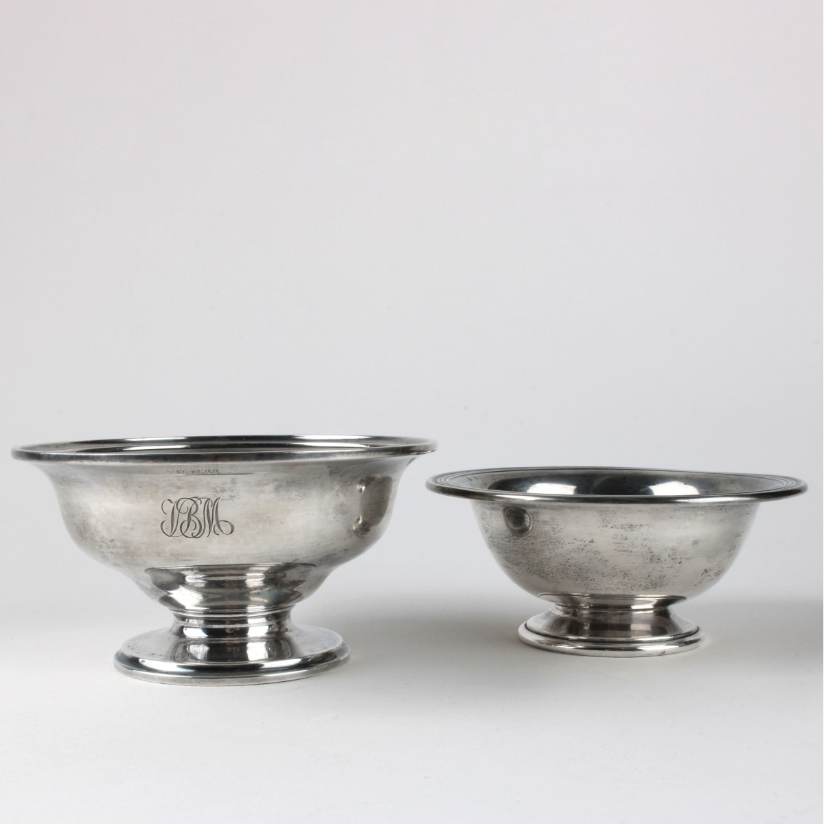 Sterling Silver Pedestal Bowls