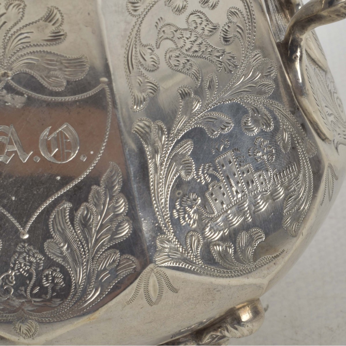 E. Stebbins & Co. 800 Coin Silver