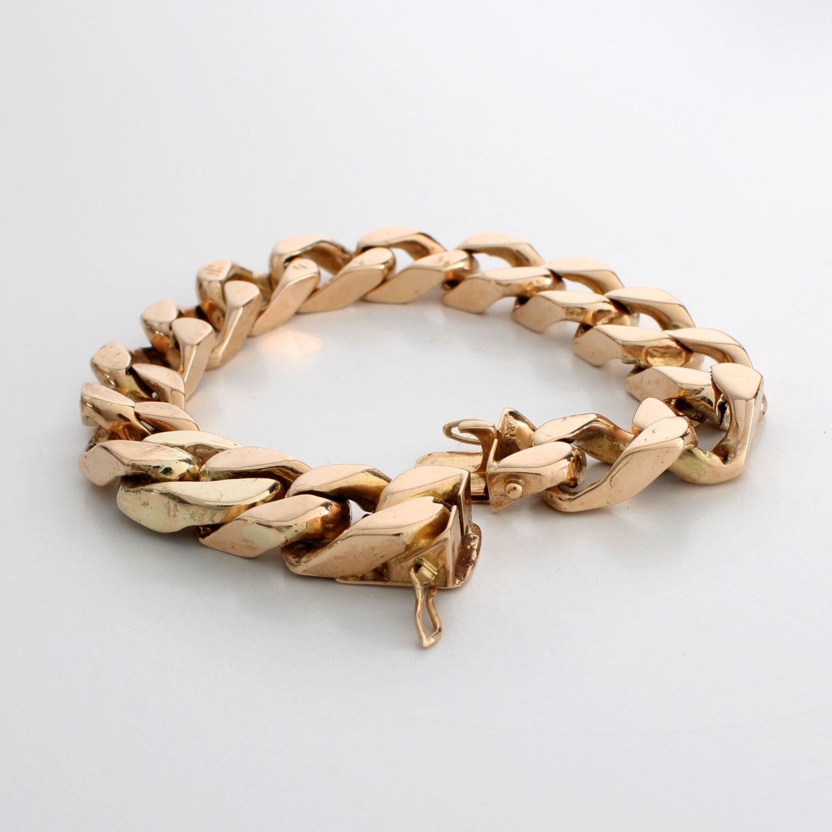 17K Curb Link Bracelet