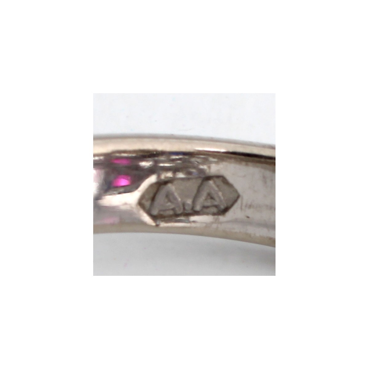 Diamond, Ruby, Sapphire and 14K Ring